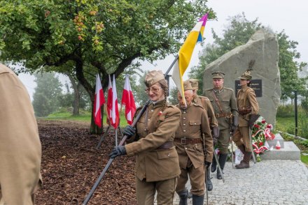 Uroczystość upamiętnienia mjra Adolfa Pilcha